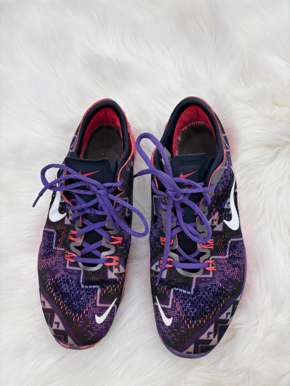 Nike Free 5.0 TR Fit 4 PRT Training Shoes Purple/ Pink - Women's 10